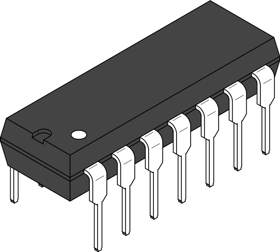 CD4011 quad 2-input NAND gate