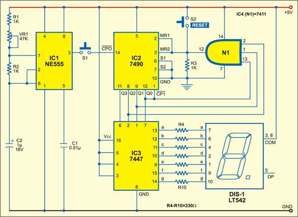 Electronic Dice - source illustration from page 161 Electronic Dice - source illustration from page 161