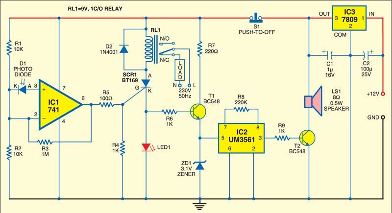 Photodiode-Based Fire Detector - source illustration from page 229 Photodiode-Based Fire Detector - source illustration from page 229