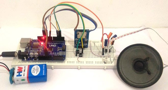 Simple Arduino Audio Player and Amplifier with LM386 - source illustration from page 740 Simple Arduino Audio Player and Amplifier with LM386 - source illustration from page 740