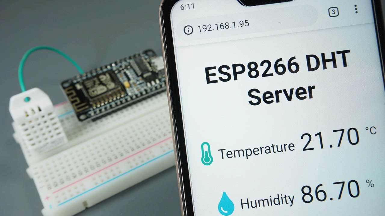 Temperature and Humidity Web Server for ESP8266 DHT11/DHT22 with Arduino IDE - source illustration from page 1027 Temperature and Humidity Web Server for ESP8266 DHT11/DHT22 with Arduino IDE - source illustration from page 1027