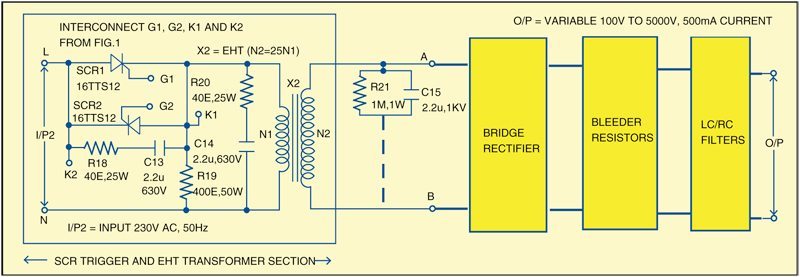 SCR-Controlled EHT Power Supply - source illustration from page 78 SCR-Controlled EHT Power Supply - source illustration from page 78
