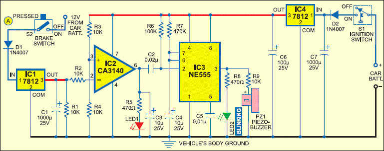 Brake Failure Indicator - source illustration from page 106 Brake Failure Indicator - source illustration from page 106