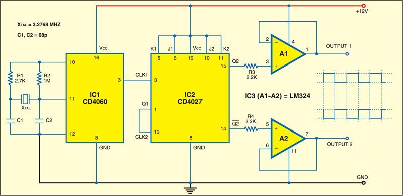 Crystal Based 50Hz Generator - source illustration from page 184 Crystal Based 50Hz Generator - source illustration from page 184