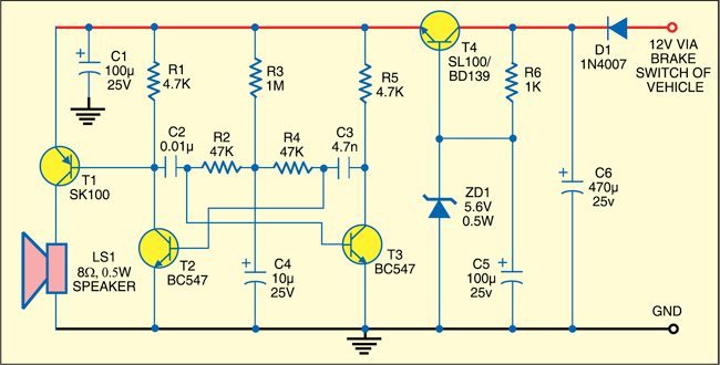 Car Reverse Horn - source illustration from page 312 Car Reverse Horn - source illustration from page 312