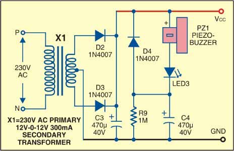 Power Resumption Alarm and Low Voltage Protector - source illustration from page 437 Power Resumption Alarm and Low Voltage Protector - source illustration from page 437