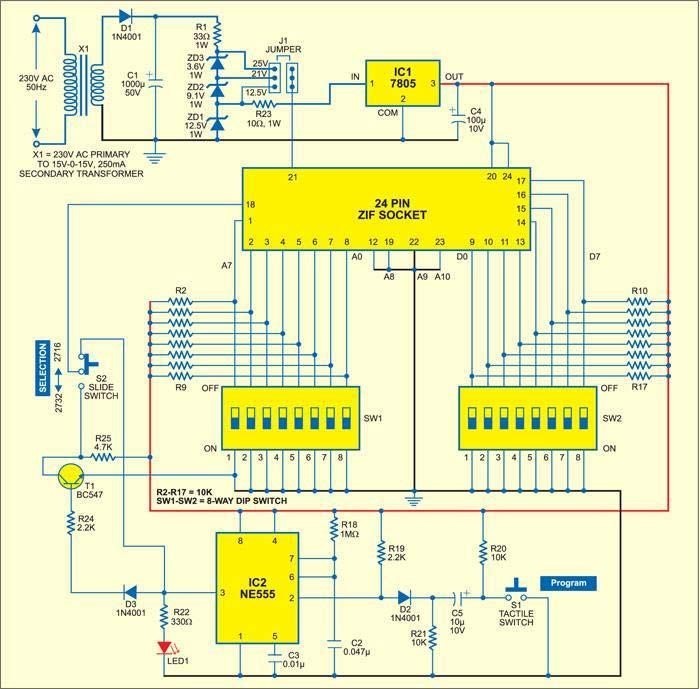 Manual EPROM Programmer - source illustration from page 507 Manual EPROM Programmer - source illustration from page 507