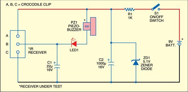 IR Receiver Module Tester - source illustration from page 142 IR Receiver Module Tester - source illustration from page 142