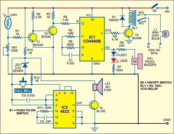 Mock Alarm with Call Bell - source illustration from page 96 Mock Alarm with Call Bell - source illustration from page 96