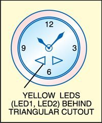 Clock Tick-Tock Sound Generator and LED Pendulum - source illustration from page 75 Clock Tick-Tock Sound Generator and LED Pendulum - source illustration from page 75