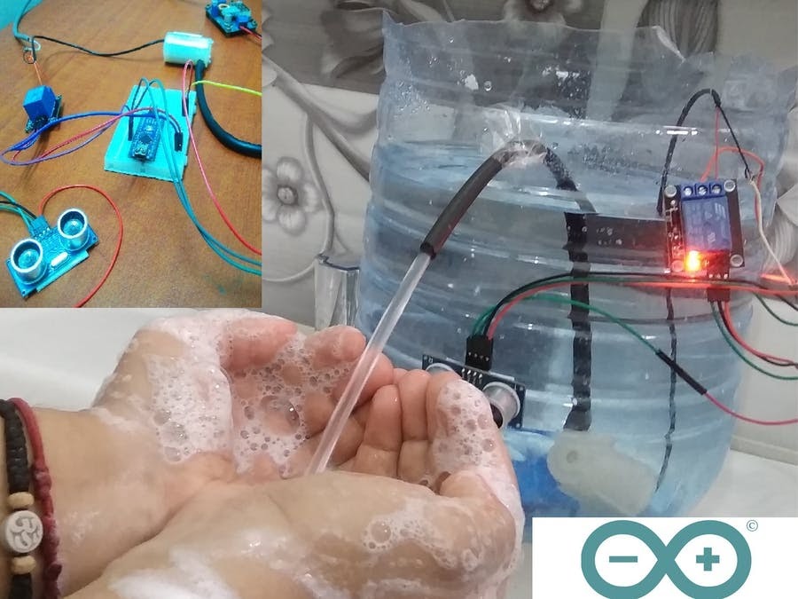 Fig.1: Prototype of Automatic Faucet (Touchless) for COVID-19 Using Arduino Fig.1: Prototype of Automatic Faucet (Touchless) for COVID-19 Using Arduino