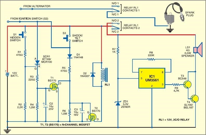 Motorbike Alarm - source illustration from page 549 Motorbike Alarm - source illustration from page 549