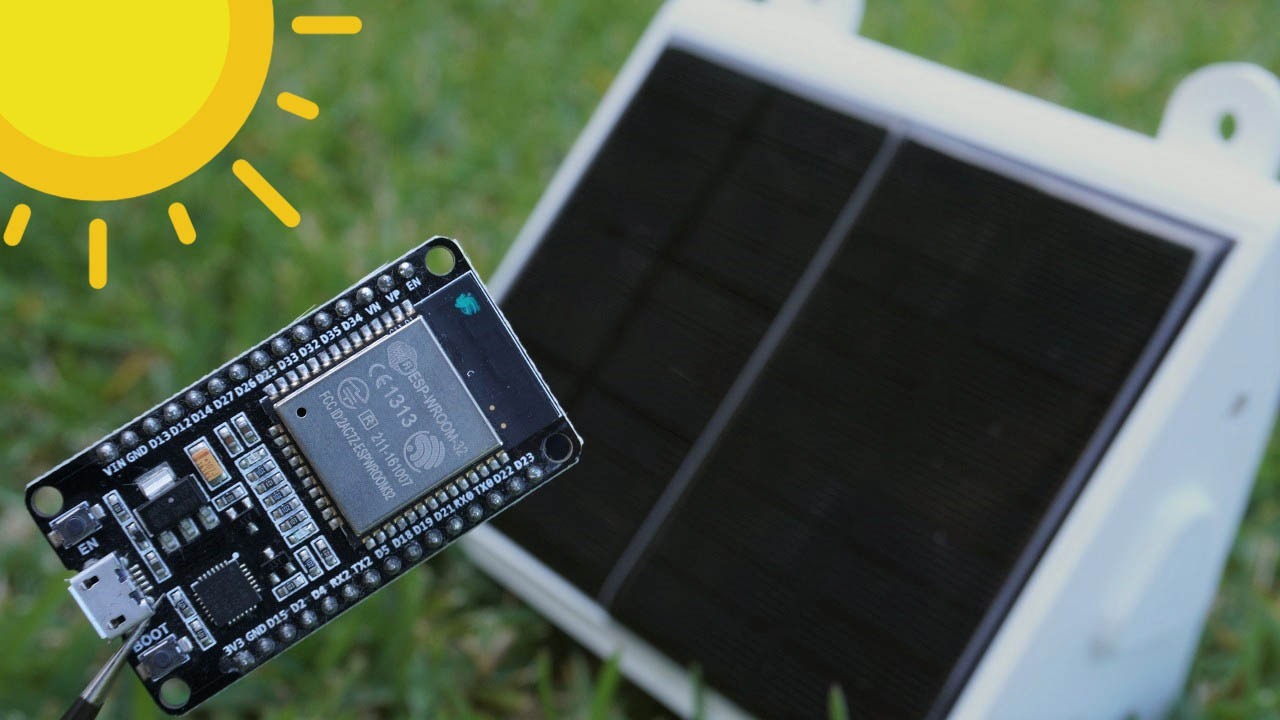 Power ESP32/ESP8266 with Solar Panels (includes battery level monitoring) - source illustration from page 1306 Power ESP32/ESP8266 with Solar Panels (includes battery level monitoring) - source illustration from page 1306