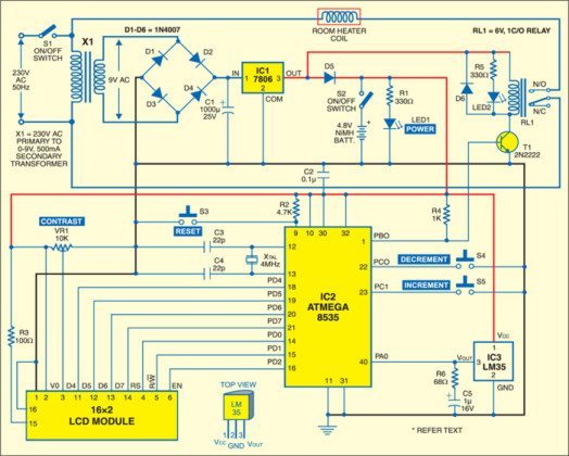 Temperature Control & Indicator System - source illustration from page 242 Temperature Control & Indicator System - source illustration from page 242