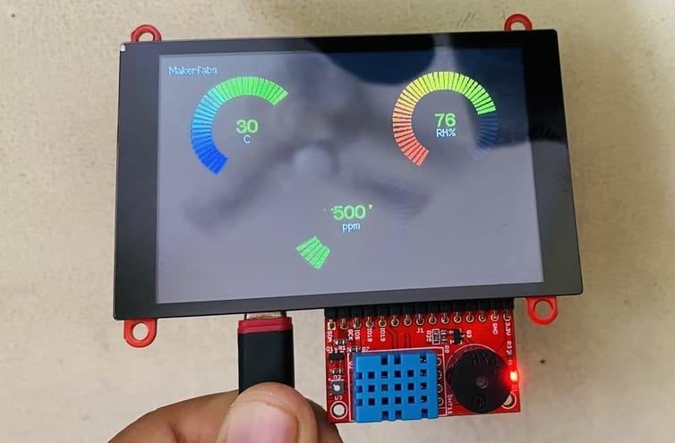 Monitoring the Indoor Environment Using an ESP32 and an LCD Display - source illustration from page 1421 Monitoring the Indoor Environment Using an ESP32 and an LCD Display - source illustration from page 1421