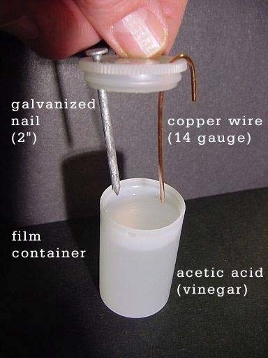 Little Power-Hila Vinegar Battery to power a calculator - source illustration from page 367 Little Power-Hila Vinegar Battery to power a calculator - source illustration from page 367