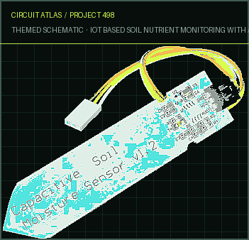 Circuit Atlas themed schematic for IoT Based Soil Nutrient Monitoring with Arduino & ESP32 Circuit Atlas themed schematic for IoT Based Soil Nutrient Monitoring with Arduino & ESP32