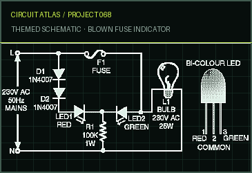 Circuit Atlas themed schematic for Blown Fuse Indicator Circuit Atlas themed schematic for Blown Fuse Indicator