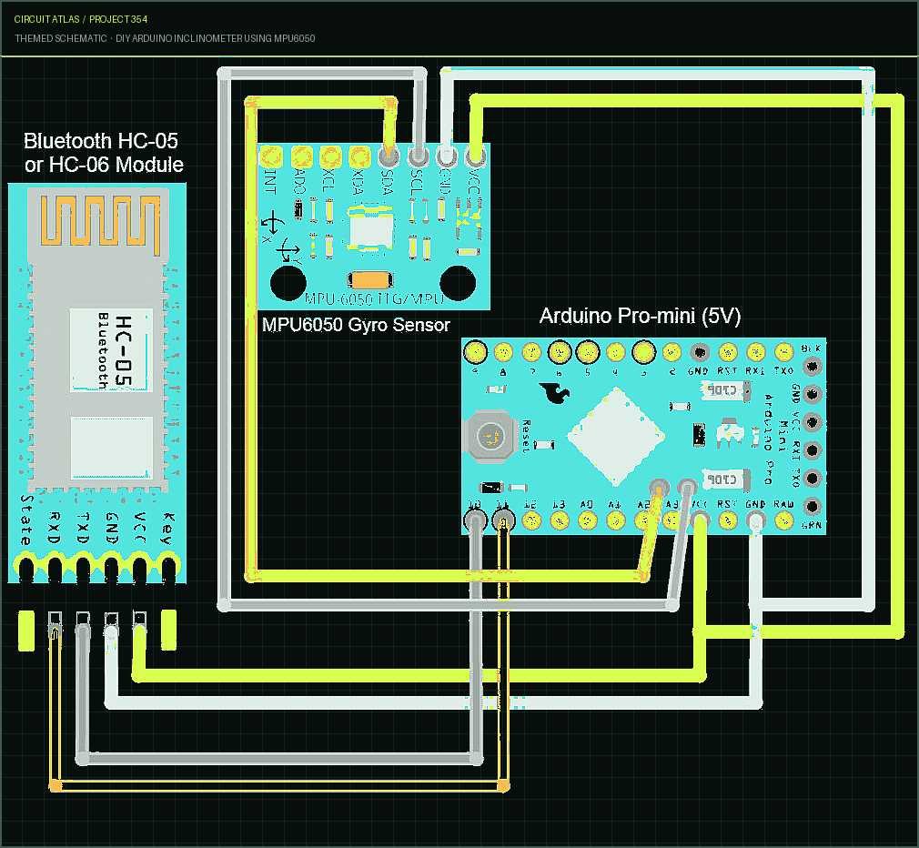 Circuit Atlas themed schematic for DIY Arduino Inclinometer using MPU6050 Circuit Atlas themed schematic for DIY Arduino Inclinometer using MPU6050