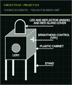 Circuit Atlas themed schematic for Twilight blinker lamp Circuit Atlas themed schematic for Twilight blinker lamp