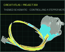 Circuit Atlas themed schematic for Controlling a Stepper Motor using Potentiometer with Arduino Circuit Atlas themed schematic for Controlling a Stepper Motor using Potentiometer with Arduino