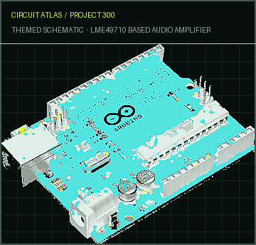 Circuit Atlas themed schematic for LME49710 Based Audio Amplifier Circuit Atlas themed schematic for LME49710 Based Audio Amplifier
