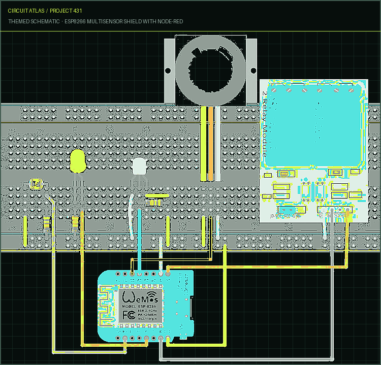 Circuit Atlas themed schematic for ESP8266 Multisensor Shield with Node-RED Circuit Atlas themed schematic for ESP8266 Multisensor Shield with Node-RED